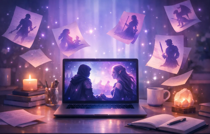 From Prompt to Plot: How AI Fanfiction Generators Support Creative Writing